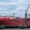 MARCELLUS LADY,ROBERT E> McALLISTER  LNG carrier at Sunoco refinery in Marcus Hook