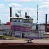 BIG DADDY, a Hays Tug and Launch Co. with the company purple colors.