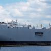 Military Logistic vessel in Baltimore Harbor.