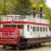 RIVERBOAT QUEEN hauled-out at Summit North Marina.