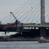 Feb 2012, during building of the Indian River bridge